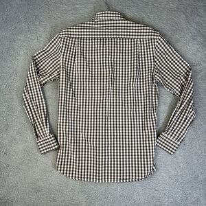 Todd Snyder Shirt Mens 15 32x33 Brown Check Plaid Long Sleeve Melange‎ Yarns